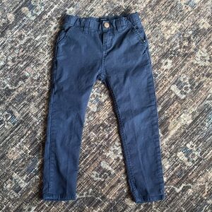 Quicksilver Navy Kids Chino Pants with Adjustable Waist | Size 6